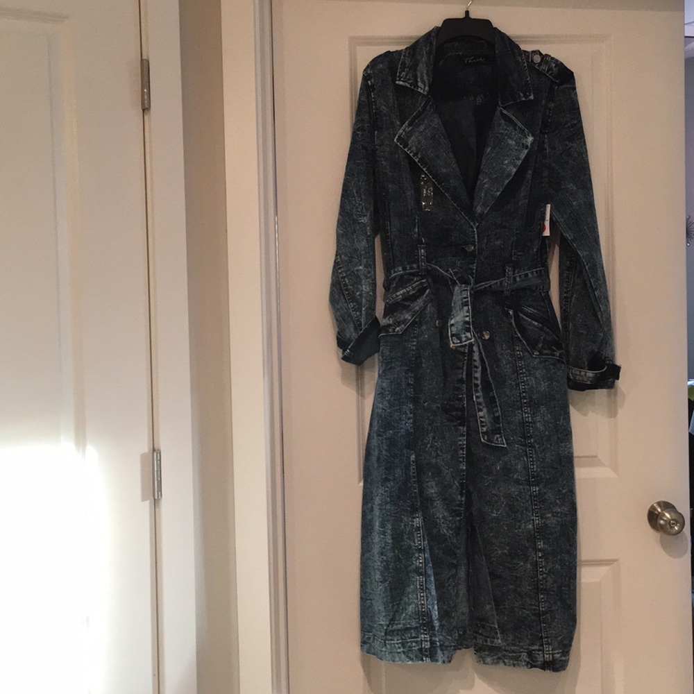 Denim Trench Coat/Dress
